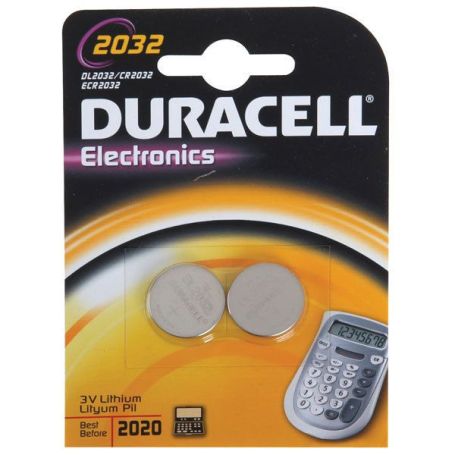 Battery General  Lithium - Duracell 3V Coin Cell (2 Pack) DL2032B2