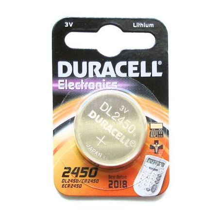Battery General  Lithium - Duracell 3V Coin Cell (1 Pack) DL2450