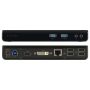 Laptop Docking station 2-Power USB 3 - USB 3.0 Dual Display Docking Station includes power cable. For UK,EU. DOC0101A