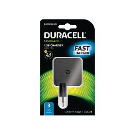 CARREGADOR USB 2.4A DURACELL USB PHONE DRACUSB2-EU