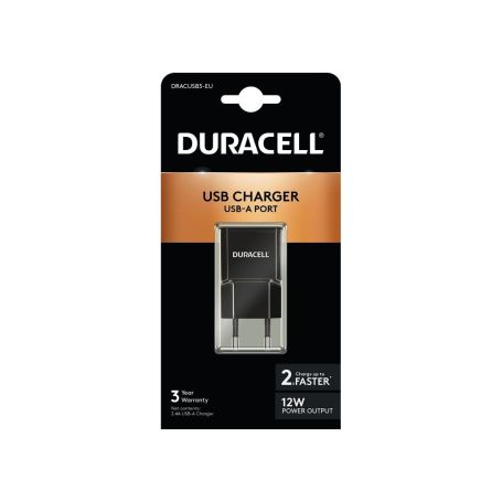 USB WALL CHARGER DURACELL 2.1A PRT. DRACUSB3-EU