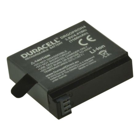 Battery Camera Duracell Lithium ion - Action Camera Battery 3.8V 1160mAh (X2) DRGOPROH4-X2