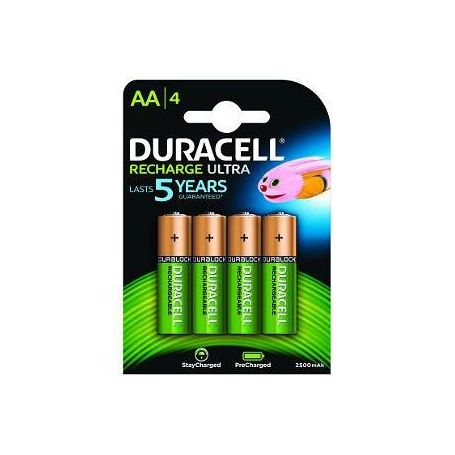 DURACELL BLISTER 4 PILHAS AA PRECHARGED HR06-P