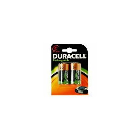 Battery General  NiMH - Duracell Rechargeable C Size 2 Pack HR14