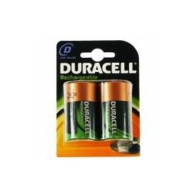Battery General  NiMH - Duracell Rechargeable D Size 2 Pack HR20