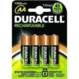 DURACELL BLISTER 4 PILHAS AA STAYCHARGED HR6-B