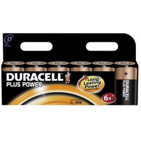 Battery General  Alkaline - Duracell Plus D Size 6 Pack MN1300B6