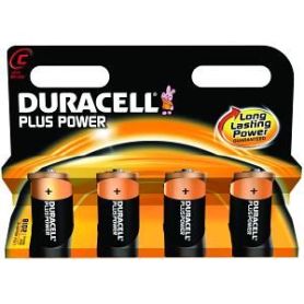 DURACELL BLISTER 4 PILHAS C PLUS POWER MN1400B4