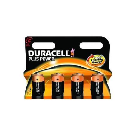 DURACELL BLISTER 4 PILHAS C PLUS POWER MN1400B4