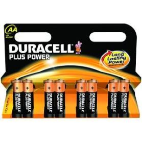Battery General  Alkaline - Duracell Plus AA 8 Pack MN1500B8