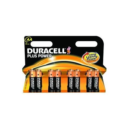 Battery General  Alkaline - Duracell Plus AA 8 Pack MN1500B8