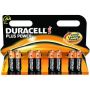 Battery General  Alkaline - Duracell Plus AA 8 Pack MN1500B8