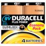 Battery General  Alkaline - Duracell Plus 9V 4 Pack MN1604B4
