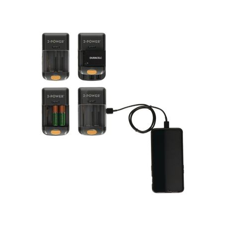 Power Charger 2-Power UK - Universal Camera Battery Charger-Retail UDC5001A-RPUK