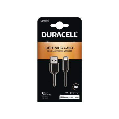 CABO LIGHTNING DURACEL P APPLE IPAD IPHON USB5012A