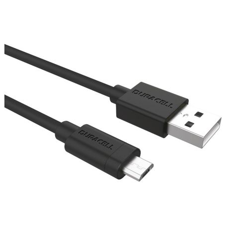 Cable USB  1m - Duracell Sync Charge Cable 1 Metre Black USB5013A