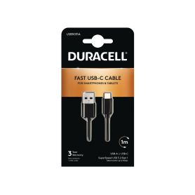 CABO USB TYPE-C  USB 3.0 1m DURACELL USB5031A