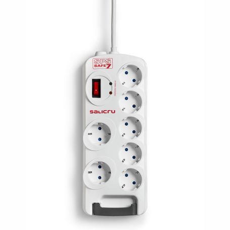 Bloco de Tomadas Salicru SPS SAFE 7 - (7 Tomadas) - 680BA000006