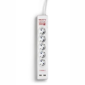Bloco de Tomadas Salicru SPS SAFE 5+ - (5 Tomadas) - 680BA000002