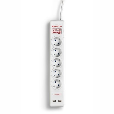 Bloco de Tomadas Salicru SPS SAFE 5+ - (5 Tomadas) - 680BA000002