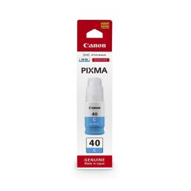 Canon GI-40 Cyan Ink Bottle - Compativel PIXMA G5040   PIXMA G6040 - 3400C001
