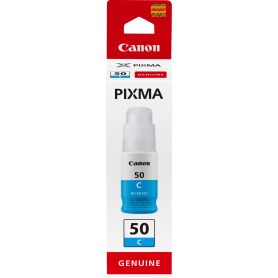 Canon GI-50 Cyan Ink Bottle - Compativel PIXMA G5050  PIXMA G6050 - 3403C001