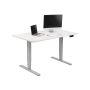 Equip ERGO 3WAY Electric Sit-Stand Desk Frame, Dual Motors, Grey - 650803