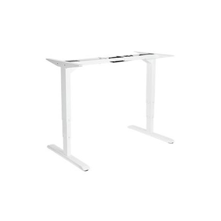 Equip ERGO 3WAY Electric Sit-Stand Desk Frame, Dual Motors, White - 650804