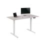 Equip ERGO 3WAY Electric Sit-Stand Desk Frame, Dual Motors, White - 650804