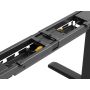 Equip ERGO 3WAY Electric Sit-Stand Desk Frame, Dual Motors, Black - 650805