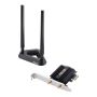 Asus PCE-AX58BT - Wi-Fi 6 (802.11ax) AX3000 Dual-Band PCIe Wi-Fi Adapter - 90IG0610-MO0R00