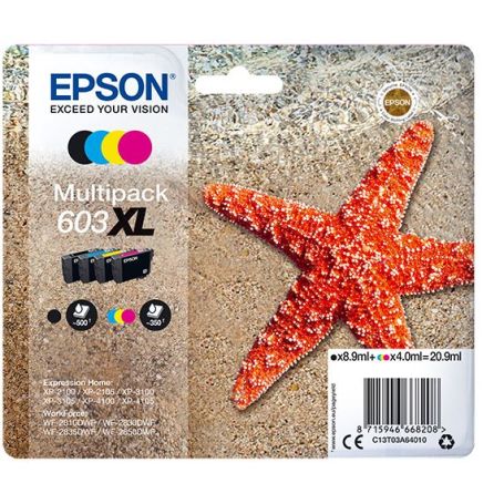 Epson Multipack 4-colours 603XL Ink - C13T03A64020
