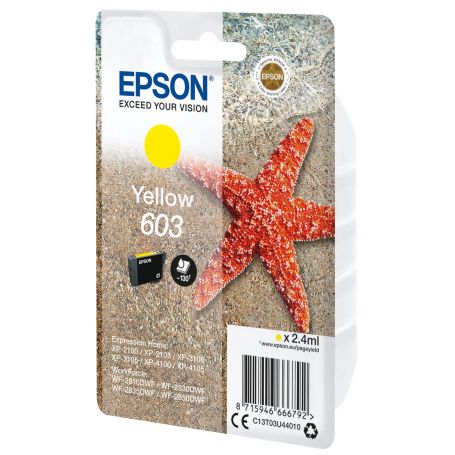 Epson Singlepack Yellow 603 Ink - C13T03U44020