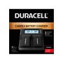 Power Charger  110-240V - Duracell LED Dual DSLR Battery Charger DRC6105