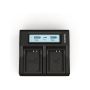 Power Charger  110-240V - Duracell LED Dual DSLR Battery Charger DRC6105