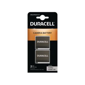 Battery Camera Duracell Lithium ion - Action Camera Battery 3.8V 1250mAh (X2) DRGOPROH5-X2