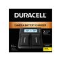Power Charger  110-240V - Duracell LED Dual DSLR Battery Charger DRN6112