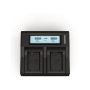 Power Charger  110-240V - Duracell LED Dual DSLR Battery Charger DRS6120