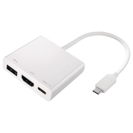 ADAPTADOR USB Type-C  HDMI 2-POWER HUB0104A