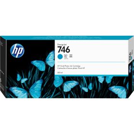 HP 746 300-ml Cyan DesignJet Ink Cartridge - P2V80A