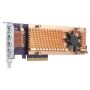 Quad M.2 PCIe SSD expansion card
