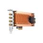 QNAP QWA-AC2600 - Adaptador de rede - PCIe 2.0 baixo perfil - 802.11ac