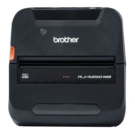 Brother RJ4250WB - Impressora portátil de etiquetas e talões de até 4 polegadas de largura, conexão USB, wifi e Bluetooth -