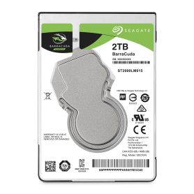 Seagate Guardian BarraCuda ST2000LM015 - Disco rígido - 2TB - interna - 2.5'' - SATA 6Gb s - 5400 rpm - buffer 128 MB