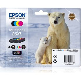PACK TINTEIROS EPSON 26XL CLARIA PREM. T26364020