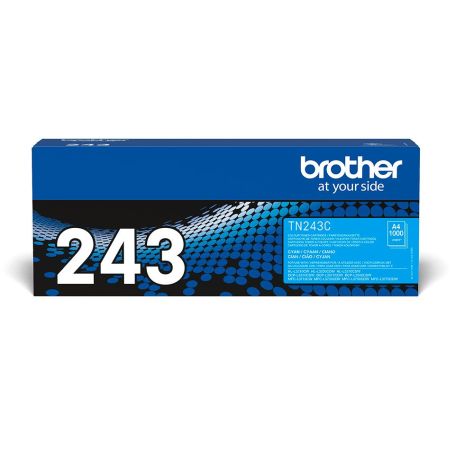 Brother Toner Cyan, duração estimada 1.000 Pág. segundo ISO IEC19798 - TN243C