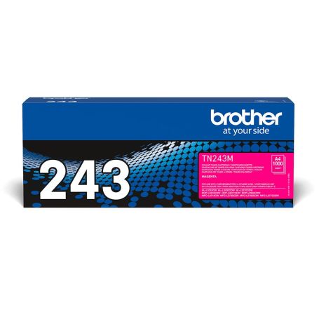 Brother Toner Magenta, duração estimada 1.000 Pág. segundo ISO IEC19798 - TN243M