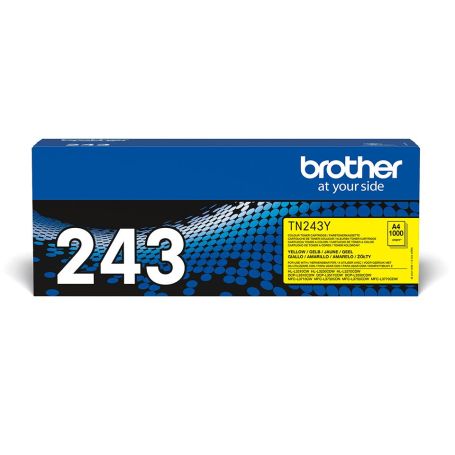 Brother Toner Amarelo, duração estimada 1.000 Pág. segundo ISO IEC19798 - TN243Y