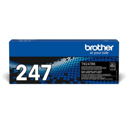 Brother Toner Preto, duração estimada 3.000 Pág. segundo ISO IEC 19798 - TN247BK