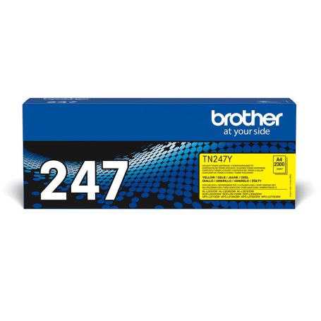 Brother Toner Amarelo, duração estimada 2.300 Pág. segundo ISO IEC 19798 - TN247Y